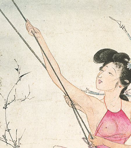 王元友-胡也佛的仕女画和最知名的金瓶梅秘戏图